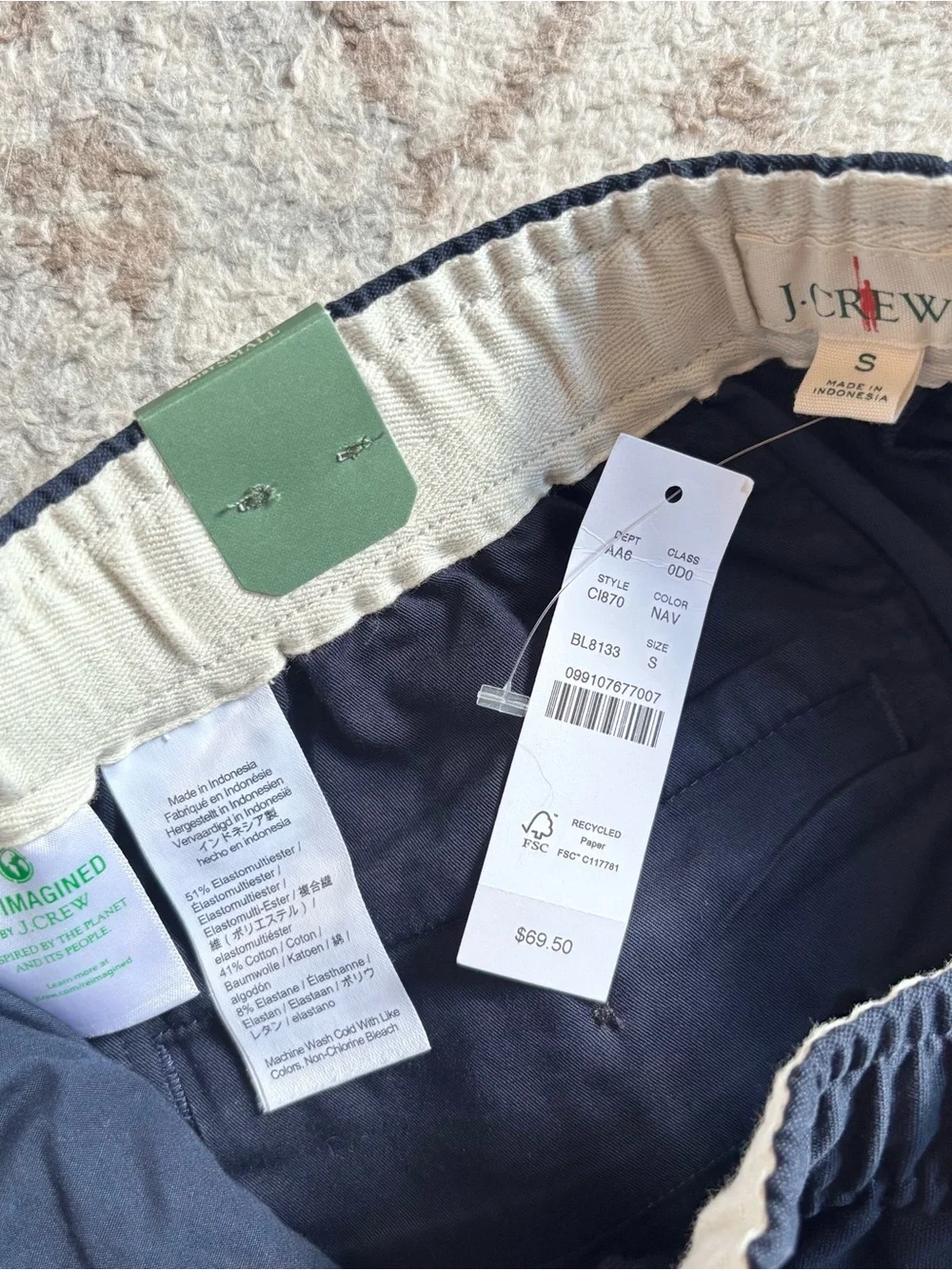 J. Crew NWT Men’s 5